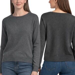 Bianco & Blu Made in Italy Merino Cashmere Blend Sweater M